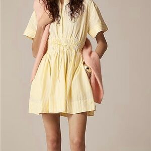 J. Crew Yellow Polo Collar Sundress